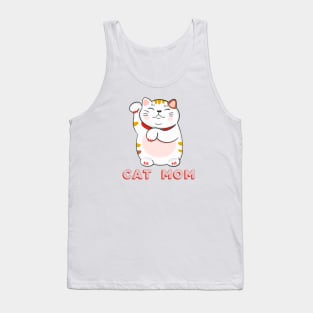 Cat Mom: Maneki Neko Tank Top